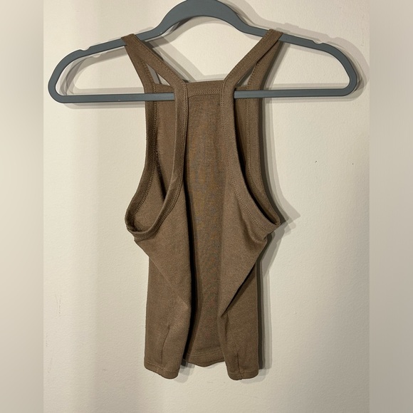 Me To We Small Brown Tan Women’S Tank Top. - Picture 4 of 7